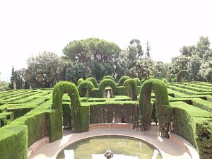 labirinto e fontana