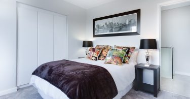 camera da letto stile minimalista
