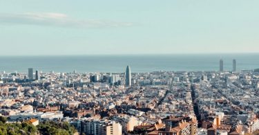 barcellona vista dall'alto