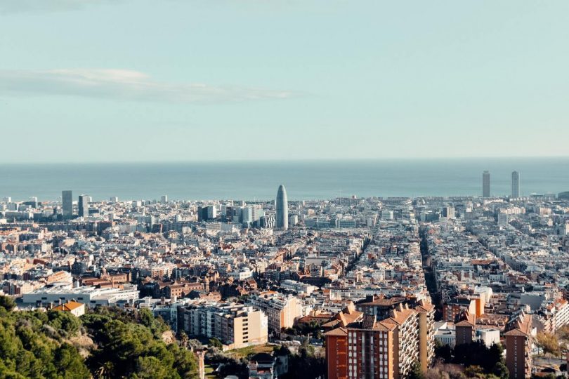 barcellona vista dall'alto